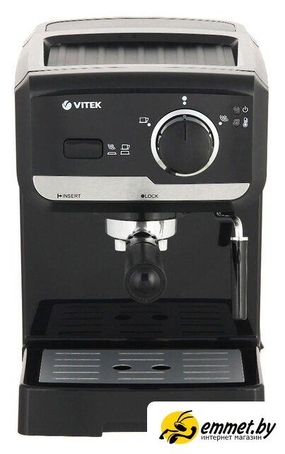 Рожковая кофеварка Vitek VT-1502 BK - фото 2 - id-p224423582