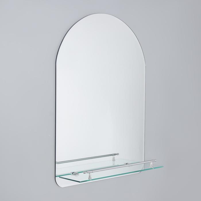 Зеркало в ванную комнату Ассоona A628, 60×45 см, 1 полка - фото 1 - id-p224424057