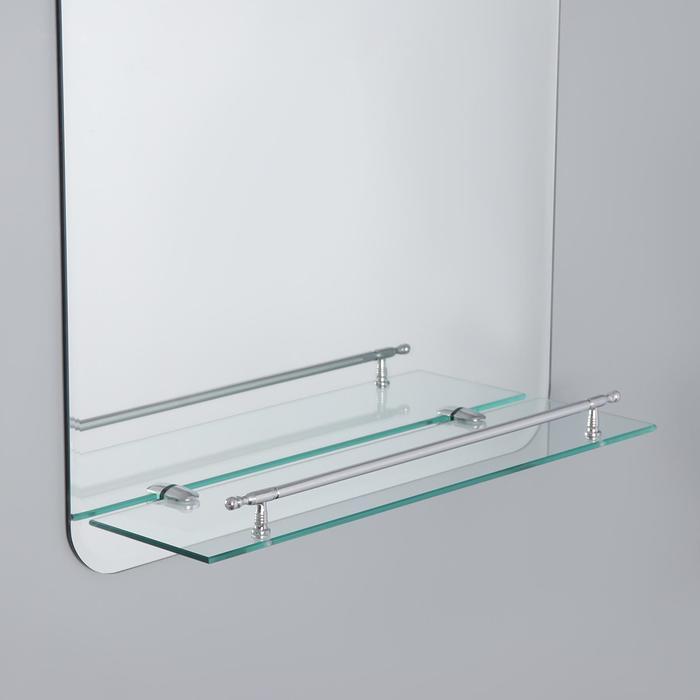 Зеркало в ванную комнату Ассоona A628, 60×45 см, 1 полка - фото 3 - id-p224424057