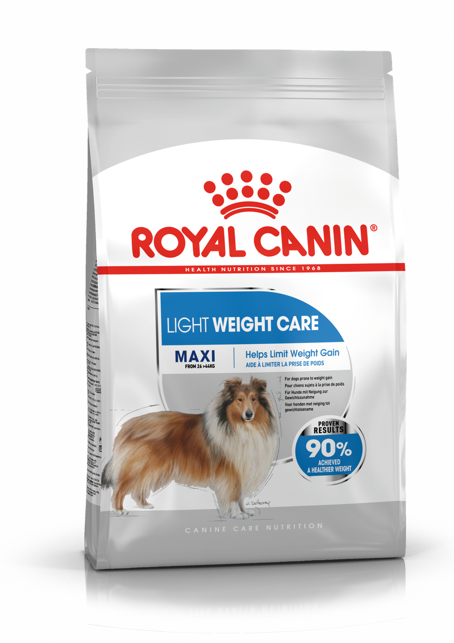 Сухой корм Royal Canin Maxi Light Weight Care для собак крупных размеров склонных к набору веса 12кг.