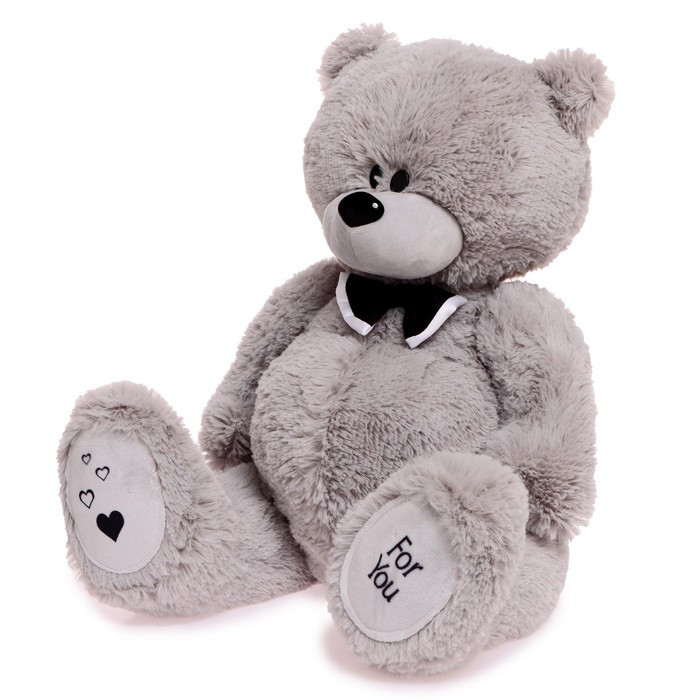 Мягкая игрушка «Мишка Дедди», цвет серый, 80 см - фото 2 - id-p224424176