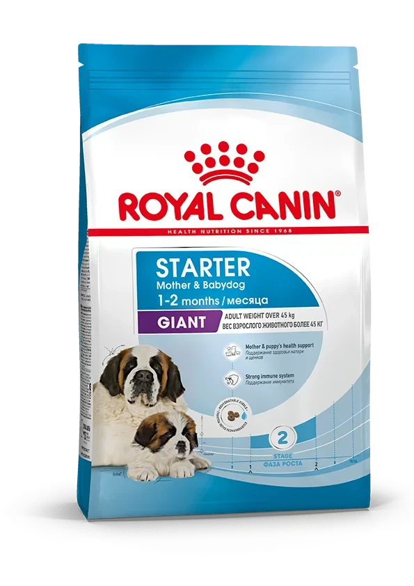Сухой корм Royal Canin Giant Starter Mother & Babydog для щенков и собак очень крупных размеров 4кг.