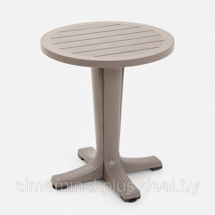 Набор садовой мебели "Прованс": стол круглый диаметр 65 см + 2 кресла, мокко - фото 2 - id-p224425283