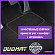 Коврики ВОРСОВЫЕ в салон Chevrolet Spark 2013- Черный (Duomat), фото 3