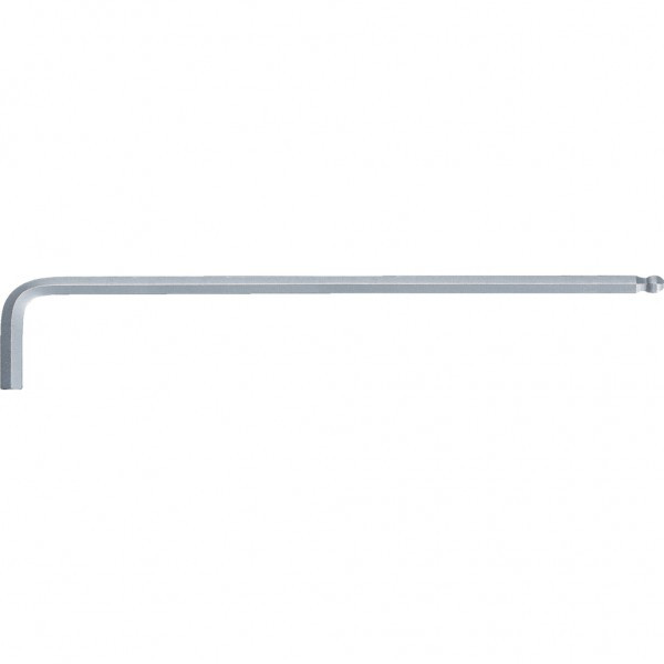 Угловой штифтовой ключ с внутренним шестигранником и шаровой головкой, удлиненный, 12 мм - фото 1 - id-p224425335