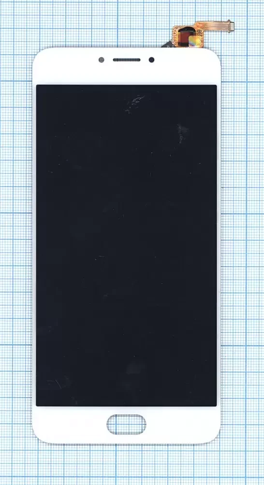 Дисплей (экран в сборе) для телефона Meizu M3 Note L681H, белый - фото 1 - id-p224425550