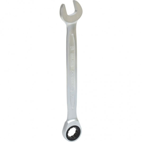 Ключ рожково-накидной со встроенной трещеткой 15 мм - фото 1 - id-p224425423
