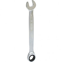 Ключ рожково-накидной со встроенной трещеткой 15 мм