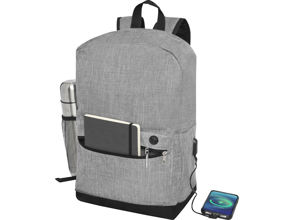 Бизнес-рюкзак для ноутбука 15,6 Hoss, heather medium grey - фото 4 - id-p224426851