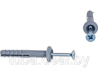 Дюбель-гвоздь 6х40 мм полипропилен гриб (50 шт в пласт. конт.) STARFIX