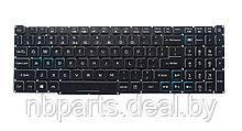Клавиатура для ноутбука ACER Nitro 5 AN515-45 AN515-56, чёрная, с подсветкой, синие буквы, RU
