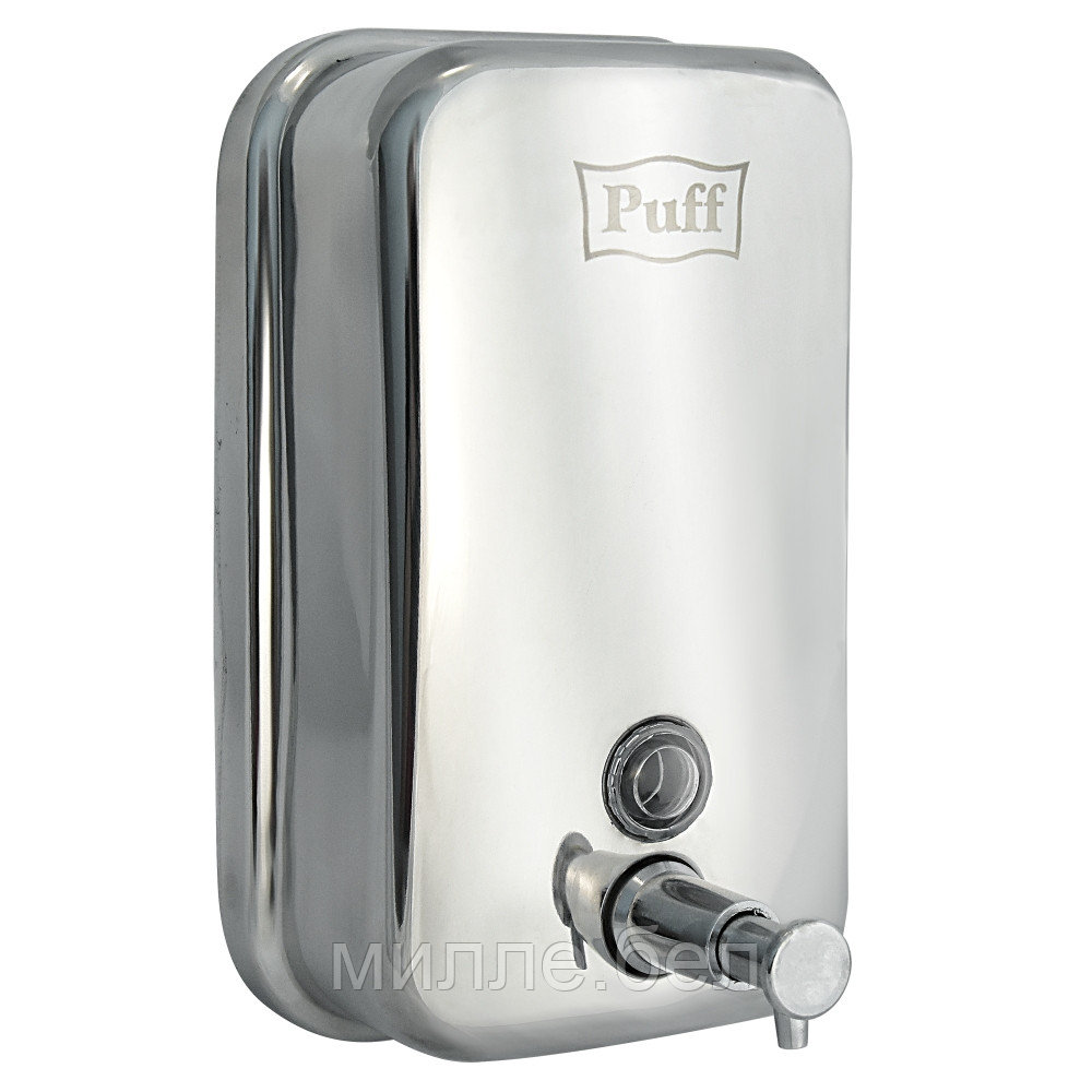 Дозатор для жидкого мыла Puff-8608m нержавейка, 800мл (матовый) - фото 1 - id-p224427186