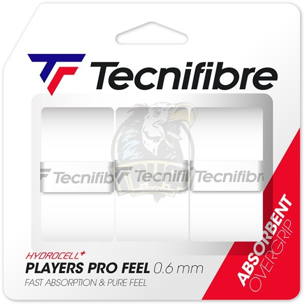 Обмотка для теннисной ракетки Tecnifibre Players Pro Feel (белый) (арт. 52PLAPROWH)