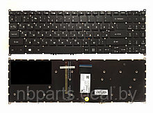 Клавиатура для ноутбука ACER Swift 3 SF315, чёрная,  с подсветкой, RU