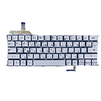 Клавиатура для ноутбука ACER Aspire S7-191, серебро, с подсветкой, RU