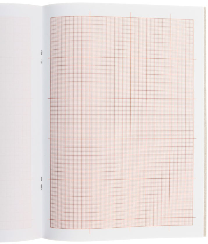 Бумага масштабно-координатная «миллиметровка» OfficeSpace А4 (210*297 мм), 16 л., оранжевая сетка