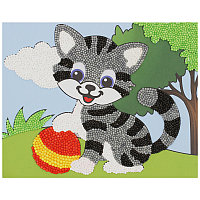 Набор для творчества «Аппликация из цветных шариков пенопласта» «Котенок»