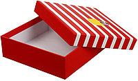Коробка подарочная с крышкой (в собранном виде) 19*19*6 см