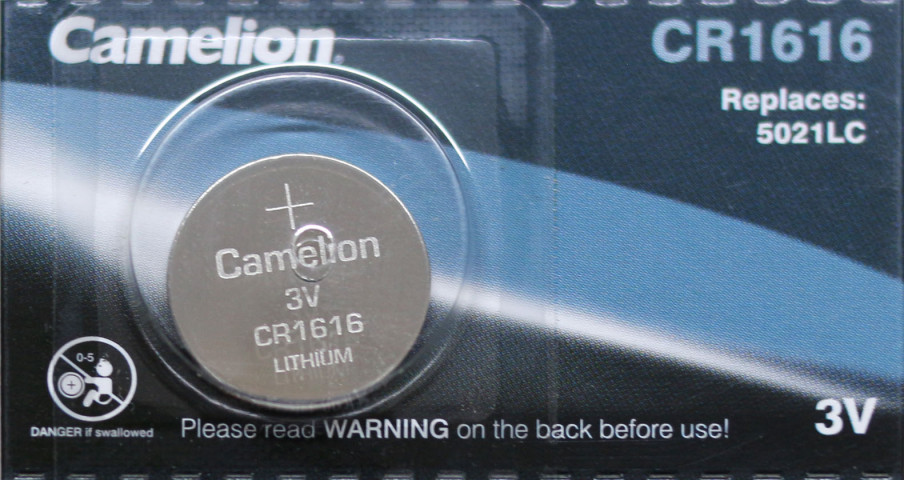 Батарейка литиевая дисковая Camelion Lithium CR1616, 3V - фото 2 - id-p224429842