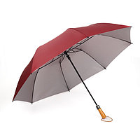 Зонт полуавтоматический «Кромка», 3 сложения, 8 спиц, R = 60 см, цвет МИКС