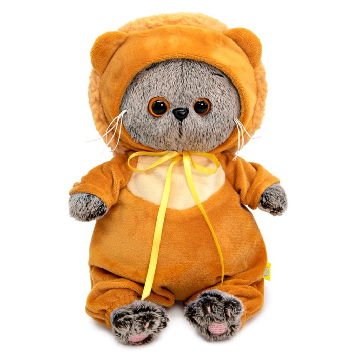 Мягкая игрушка «Басик Baby в костюмчике «Львенок», 20 см - фото 1 - id-p224430404