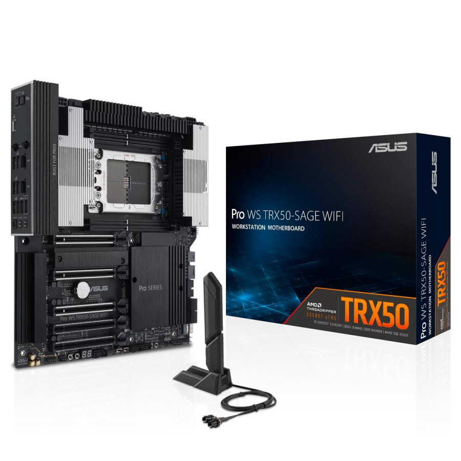 PRO WS TRX50-SAGE WIFI /AMD STR5,TRX50,PCIE 5.0,WS MB - фото 1 - id-p224430856