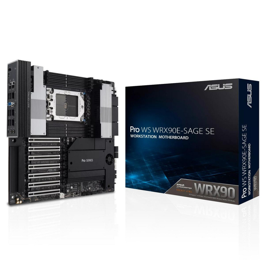 PRO WS WRX90E-SAGE SE /AMD STR5,WRX90,PCIE 5.0,WS MB - фото 1 - id-p224430858