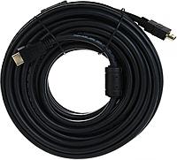 AOpen/Qust Кабель HDMI 19M/M+2 фильтра 1.4V+3D/Ethernet (ACG511D-15M) 15m, позолоченные контакты