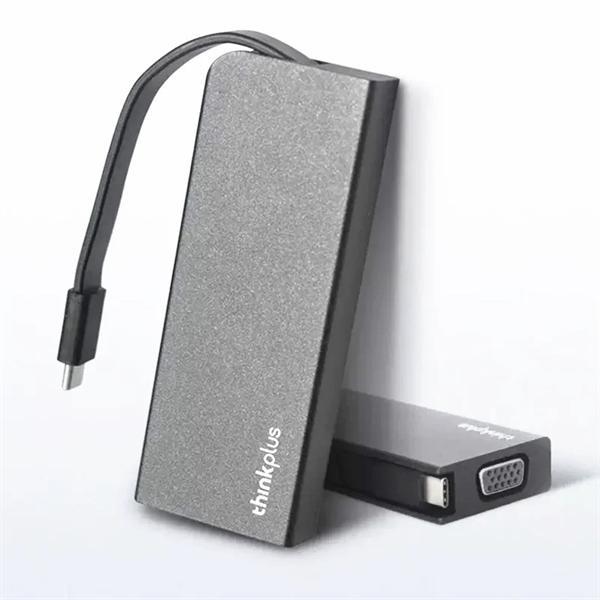 Адаптер Lenovo ThinkPlus USB-C 4-in-1 Hub (3x USB 3.1, 1x VGA) - фото 1 - id-p224430972