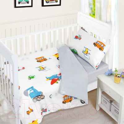 Комплект постельный для малышей АртПостель Моторчик 130 - фото 1 - id-p224431561