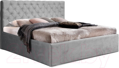 Двуспальная кровать Анмикс Ирма 160x200 с ламелями - фото 1 - id-p224431360