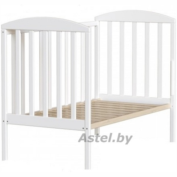 Детская кроватка ФА-Мебель Милена 2 (белый) Маятник без ящика ФА-М Милена 2 (белый) - фото 3 - id-p214694074
