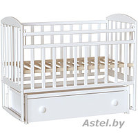 Детская кроватка ФА-Мебель Милена 1 (белый) Маятник с ящиком