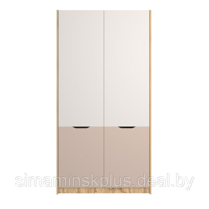 Шкаф для одежды «Модена», 1032×459×2010 мм, дуб вотан / кашемир серый / глиняный серый - фото 3 - id-p224435571