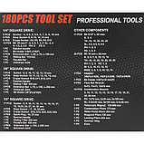 Набор инструментов 180пр DISEN DS-41802-5, фото 5