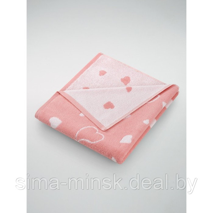Полотенце махровое Teddy, размер 70х130 см, мишка, розовый - фото 5 - id-p224436673