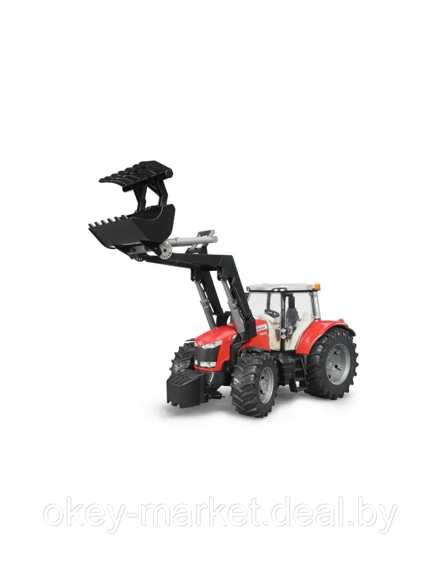 Игрушка Bruder Трактор с погрузчиком Massey Ferguson 7624 03047 - фото 6 - id-p193798281