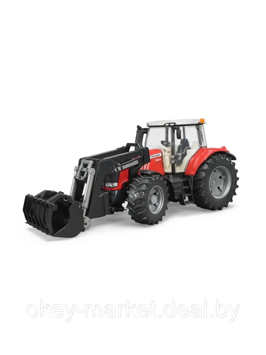 Игрушка Bruder Трактор с погрузчиком Massey Ferguson 7624 03047 - фото 8 - id-p193798281