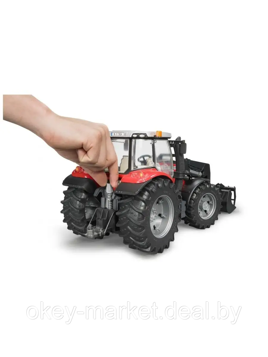 Игрушка Bruder Трактор с погрузчиком Massey Ferguson 7624 03047 - фото 9 - id-p193798281