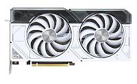 Видеокарта 12Gb PCI-E GDDR6X ASUS DUAL-RTX4070S-O12G-WHITE (RTL) HDMI+3xDP GeForce RTX4070 SUPER