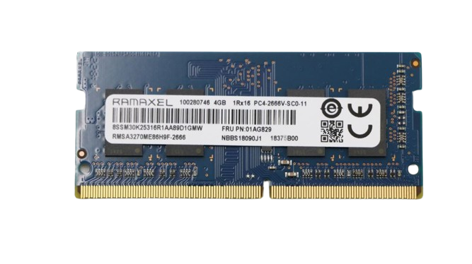 Оперативная память SO-DDR4 RAM 4GB PC4-2666 Ramaxel (с разбора) - фото 1 - id-p224437529