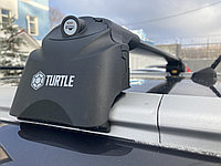 Багажник Turtle Air 2 черные для Kia Ceed, универсал, 2012г.- (интегр. рейлинги)