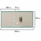 Папка-регистратор, покрытие пластик, 75 мм, ПРОЧНАЯ, с уголком, BRAUBERG, зеленая, фото 7