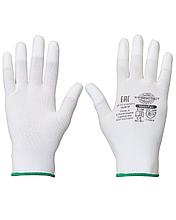 Перчатки Safeprotect НейпТач (нейлон+полиуретан на конч.пальцев, белый)