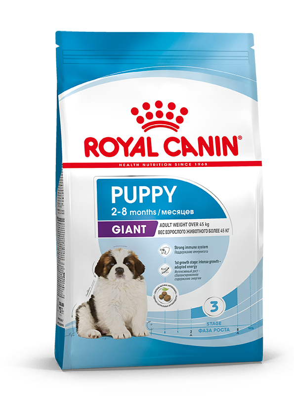 Royal Canin Giant Puppy, сухой корм для щенков собак очень крупных размеров,3,5кг., (Россия) - фото 1 - id-p224440343