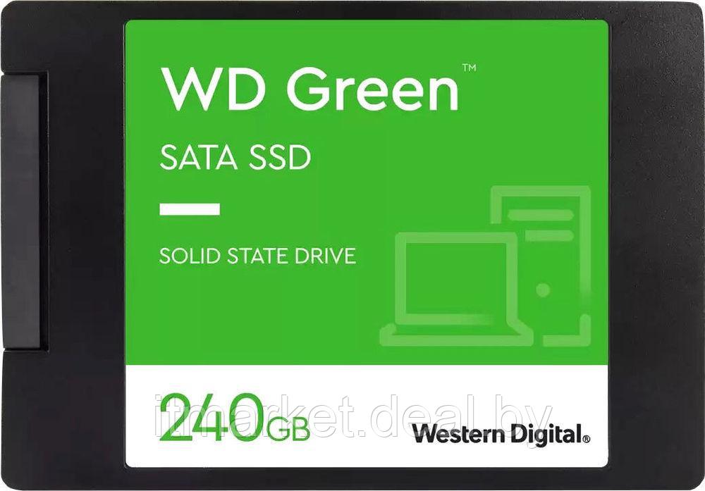 Жесткий диск SSD 240Gb Western Digital Green (WDS240G3G0A) - фото 1 - id-p224440189