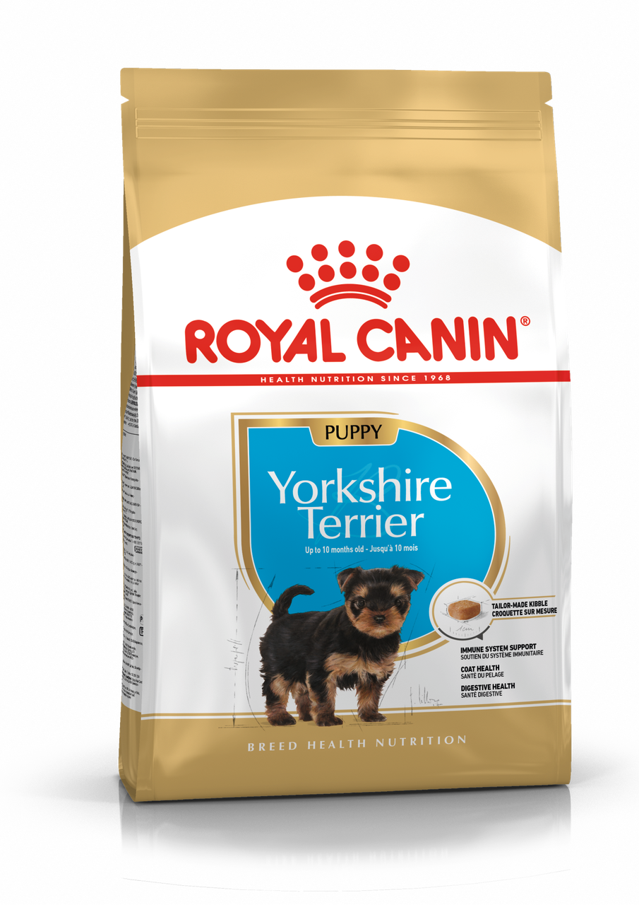 Royal Canin Yorkshire Terrier Puppy, сухой корм для щенков породы йоркширский терьер, 0,5кг., (Россия) - фото 1 - id-p224440749
