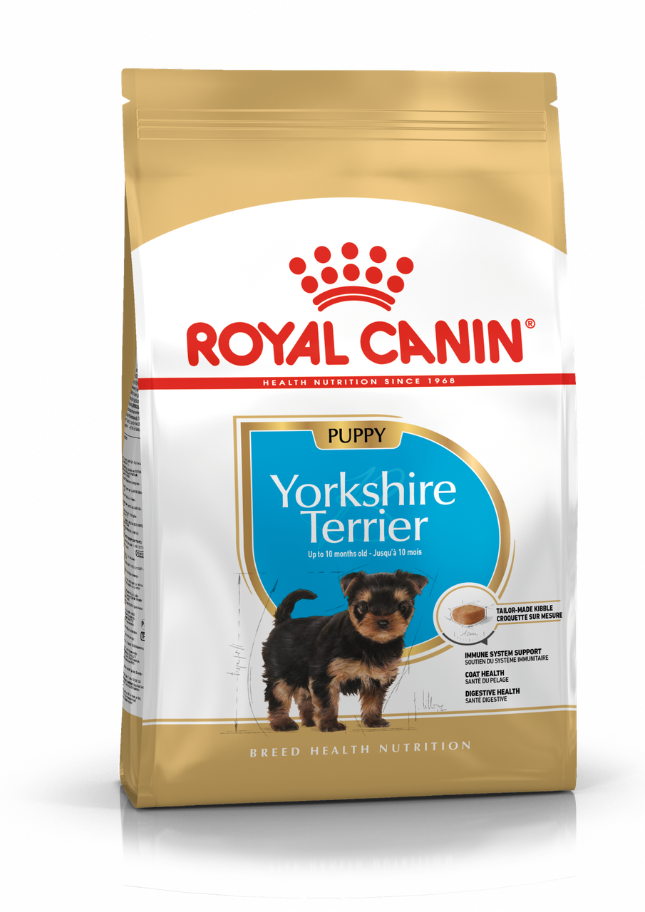 Royal Canin Yorkshire Terrier Puppy, сухой корм для щенков породы йоркширский терьер, 1,5кг., (Россия) - фото 1 - id-p224440786