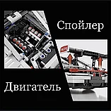 Конструктор для детей гоночная машина Porsche 1228 деталей на радиоуправлении, фото 3