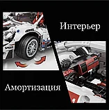 Конструктор для детей гоночная машина Porsche 1228 деталей на радиоуправлении, фото 4